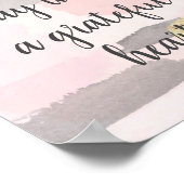 Poster COMMENCEZ CHAQUE JOUR AVEC UNE Citation DE COEUR R (Coin)