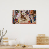 Poster Comment Alexandre le Grand Bucéphale Monté (Cuisine)
