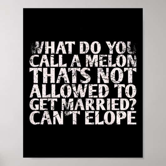 Poster Comment Appelez-Vous Un Melon Qui N'Est Pas Autori (Devant)