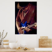 Poster Comment Blue Can You Get - Blues Guitare Player (Cuisine)