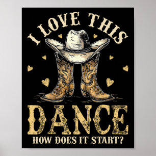 Poster Comment Cette Danse Commence Ligne Danse Pays