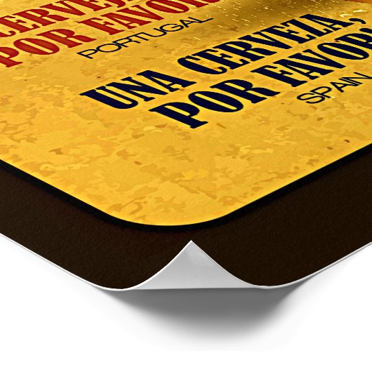 Poster Comment Commander De La Bière Dans Le Monde (Coin)