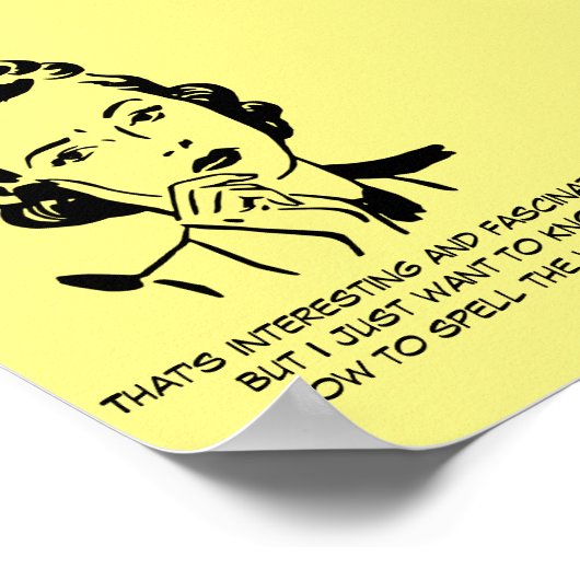 Poster Comment épeler la citation de procès-verbal (Coin)