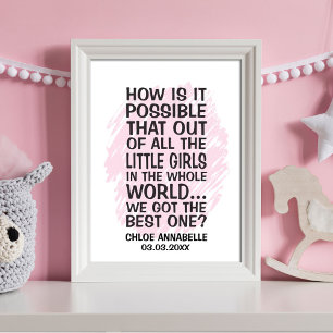 Poster Comment est-il possible que de toutes les petites
