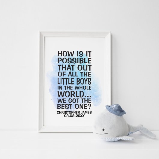 Poster Comment est-il possible que parmi tous les petits