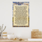 Poster Comment être heureux (Cuisine)