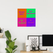 Poster Comment être soi-même (Bureau à domicile)