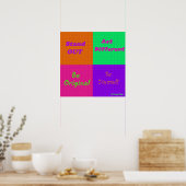 Poster Comment être soi-même (Cuisine)