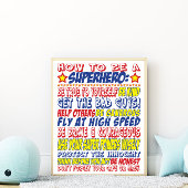 Poster Comment être un super-héros