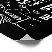 Poster Comment être une personne de maths, drôle mathémat (Coin)