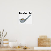 Poster Comment faire pour rouler une bande à goutte (Cuisine)