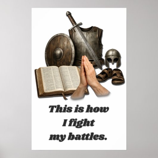 Poster Comment je mène mes batailles (Devant)