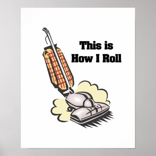 Poster Comment je roule (nettoyant à vide) (Devant)