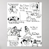 Poster Comment Je Sais Que Mes Carlins M'Aiment (Devant)