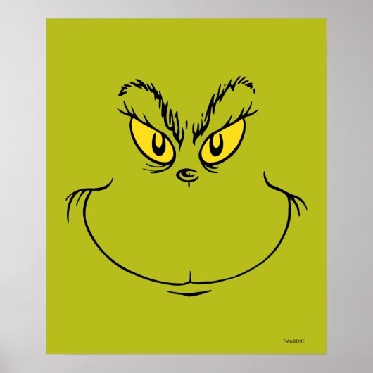 Poster Comment le Grinch Stole Face de Noël (Devant)