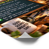 Poster Comment le son se déplace Infographie (Coin)