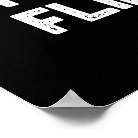 Poster Comment le thym vole drôle Herbe Pun Dark BG (Coin)