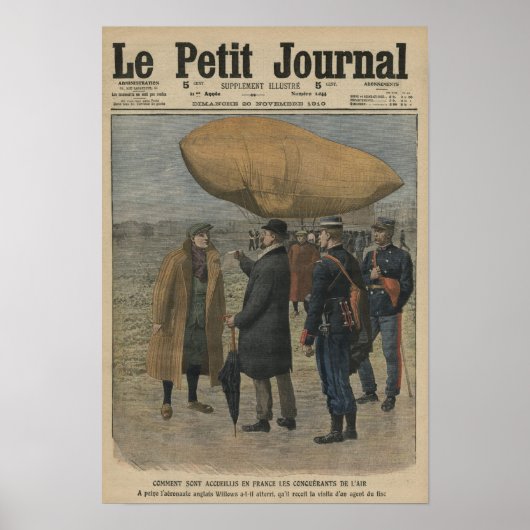 Poster Comment les conquérants aériens sont accueillis en (Devant)