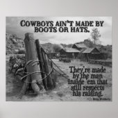 Poster Comment les cowboys sont fabriqués (Devant)