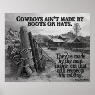 Poster Comment les cowboys sont fabriqués