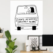 Poster Comment ma femme conduit-elle ? (Bureau à domicile)
