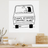 Poster Comment ma femme conduit-elle ? (Cuisine)