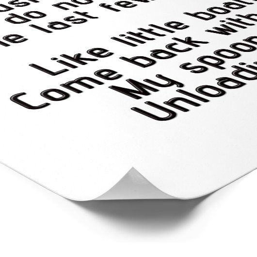 Poster Comment manger de la soupe - Les boules (Coin)