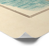 Poster Comment nager - Graphique de nage Vintage (Coin)