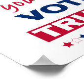 Poster Comment ne pas voter TRUMP 2024 (Coin)