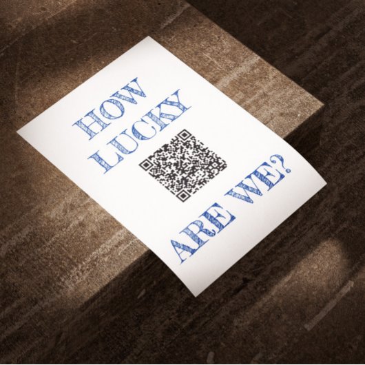 Poster COMMENT NOUS AVONS DE LA CHANCE D'imprimer, papier