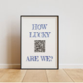 Poster COMMENT NOUS AVONS DE LA CHANCE D'imprimer, papier