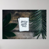 POSTER "COMMENT NOUS VIVONS EST CE QUI NOUS REND VRAIMENT (Devant)