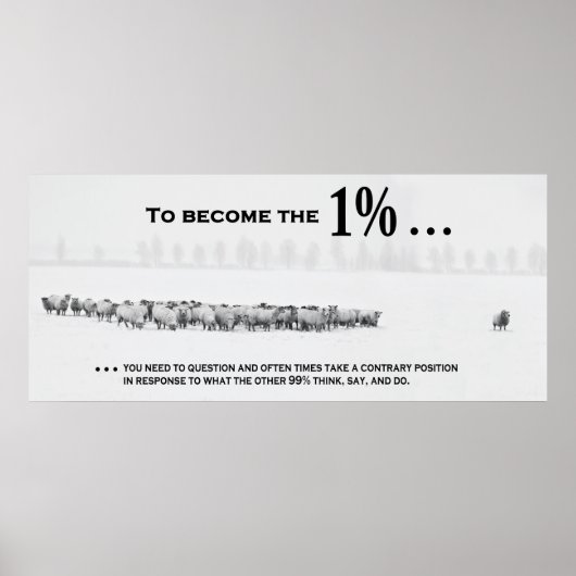 Poster Comment rejoindre le Club Exclusif 1% (Devant)