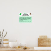 Poster Comment retirer une Tique Éducatif (Cuisine)