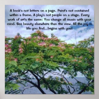 Poster Comment trouver la joie dans la vie!