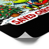 Poster Comment Trump a sauvé Noël Drôle Trump Christma (Coin)