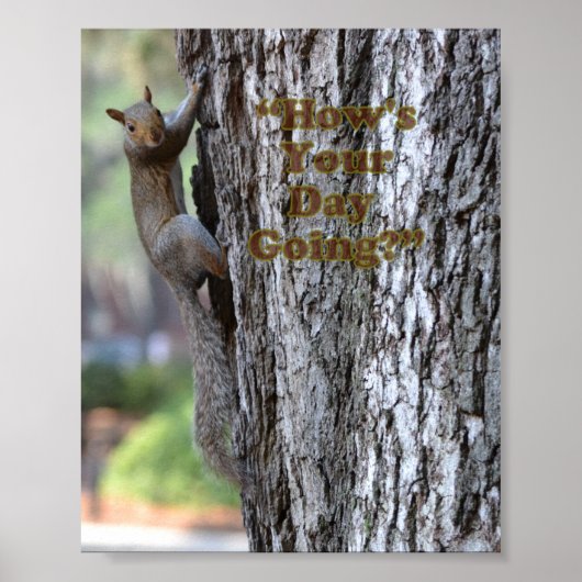Poster Comment va ta journée ? (Devant)