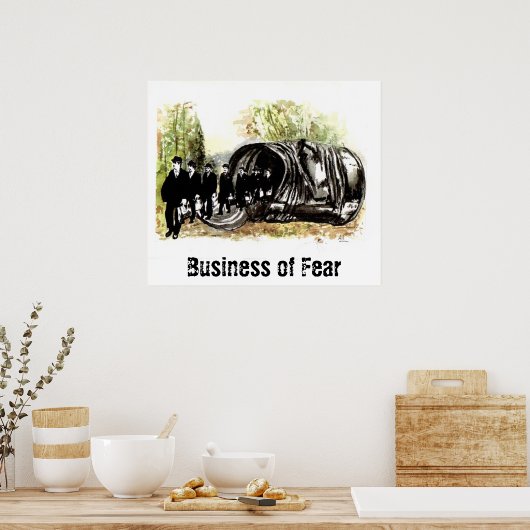 Poster Commerce de la peur (Cuisine)