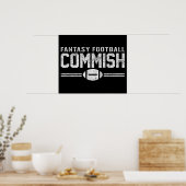 Poster Commisme de football Imaginaire (Cuisine)