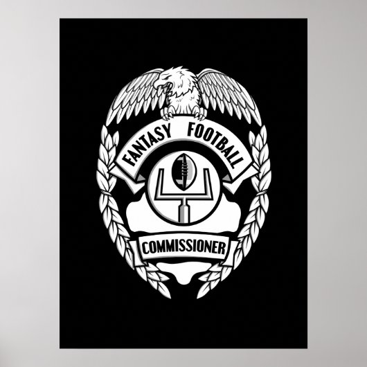 Poster Commissaire Imaginaire au football (Devant)