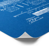 Poster Commission de l'énergie atomique Brevet - Plan dir (Coin)