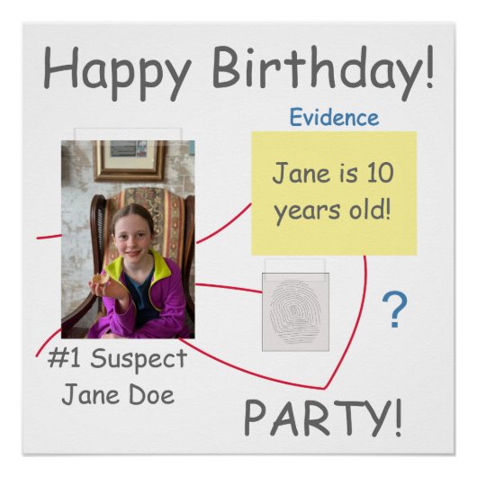 Poster Commission des preuves de la lutte contre le crime (Devant)