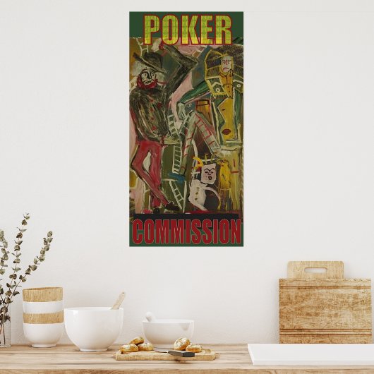 POSTER COMMISSION POKER (Cuisine)