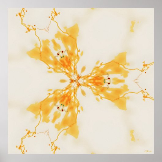 Poster Committed to an Abstract Past (Devant)