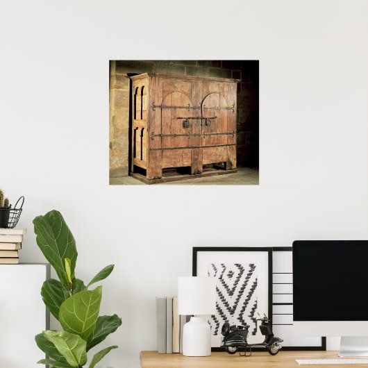 Poster Commode en chêne (Bureau à domicile)