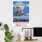 Poster Commodore NYC Vanderbilt Locomotive (Bureau à domicile)