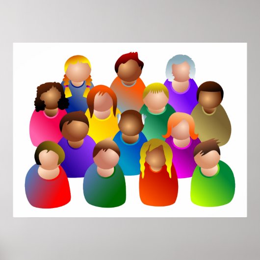 Poster Communauté diversifiée (Devant)