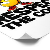 Poster Commune Respect Grammaire Règles Design Texte Noir (Coin)