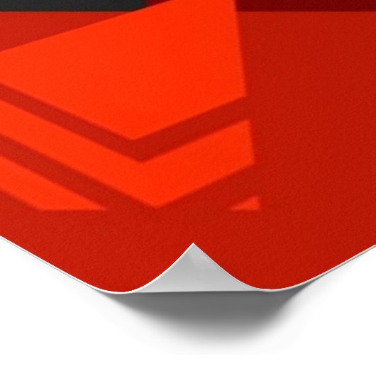 Poster Commutateur Nintendo Abstrait (Coin)