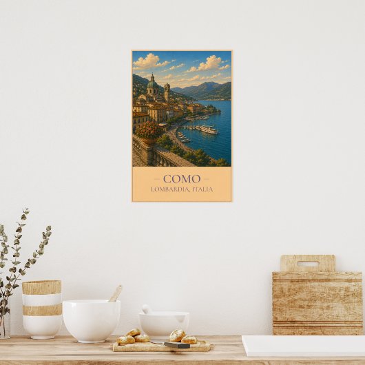 Poster Como (Cuisine)